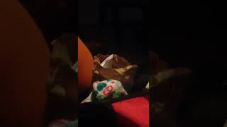 Candid Ebony feet rubbing in sandals