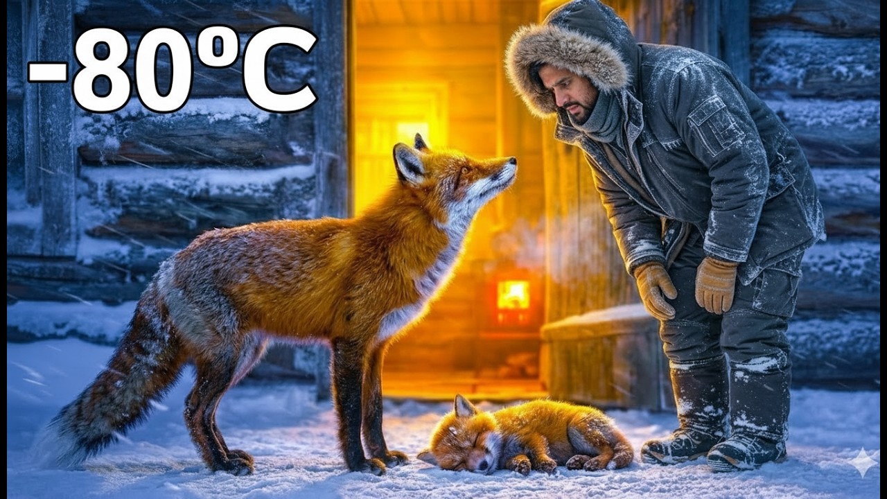 He Rescued a Frozen Arctic Fox in -80°C Blizzard ❄️ (Unbelievable Survival Story)