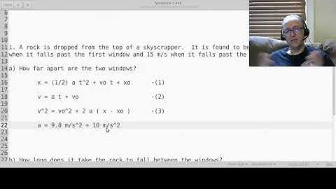 Phy111+101 -  Tutorial 04 - 1-d Constant Acceleration + Simple Harmonic Motion