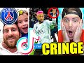 REAZIONE ai TIK TOK dei CALCIATORI... #3 *cringe...*