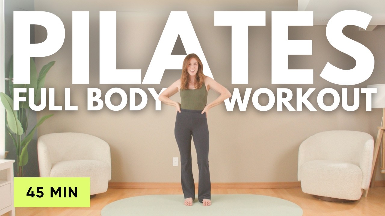 45 MIN PILATES | Core Strength & Posture | At-home workout - YouTube