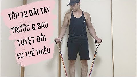 TẬP TAY VỚI DÂY NGŨ SẮC TẠI NHÀ / BUỔI 1/ CHIA SẺ CÁCH TẬP & CÁCH HÍT THỞ. #gym #thethao #tangco#筋トレ