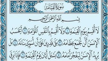 الشيخ عبدالرزاق الدليمي سورة القيامة HD