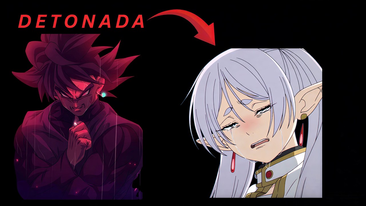 GOKU BLACK EN EL MUNDO DE FRIEREN BEYOND JOURNEYS END.