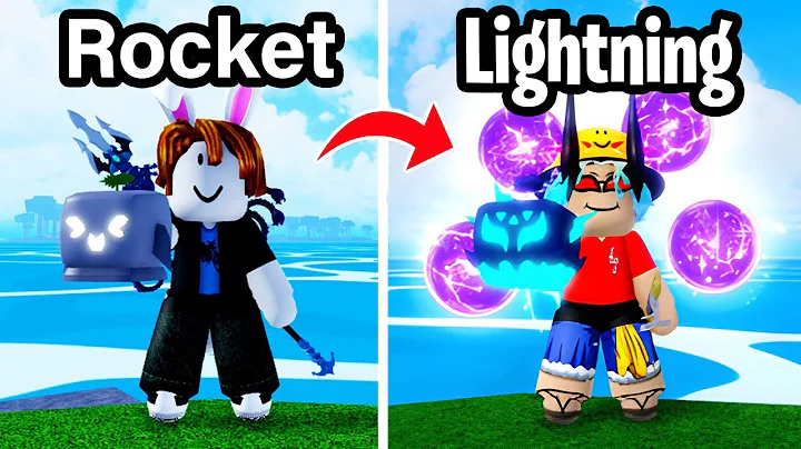 Trading From Rocket to LIGHTNING in 24 Hours (Blox Fruits)