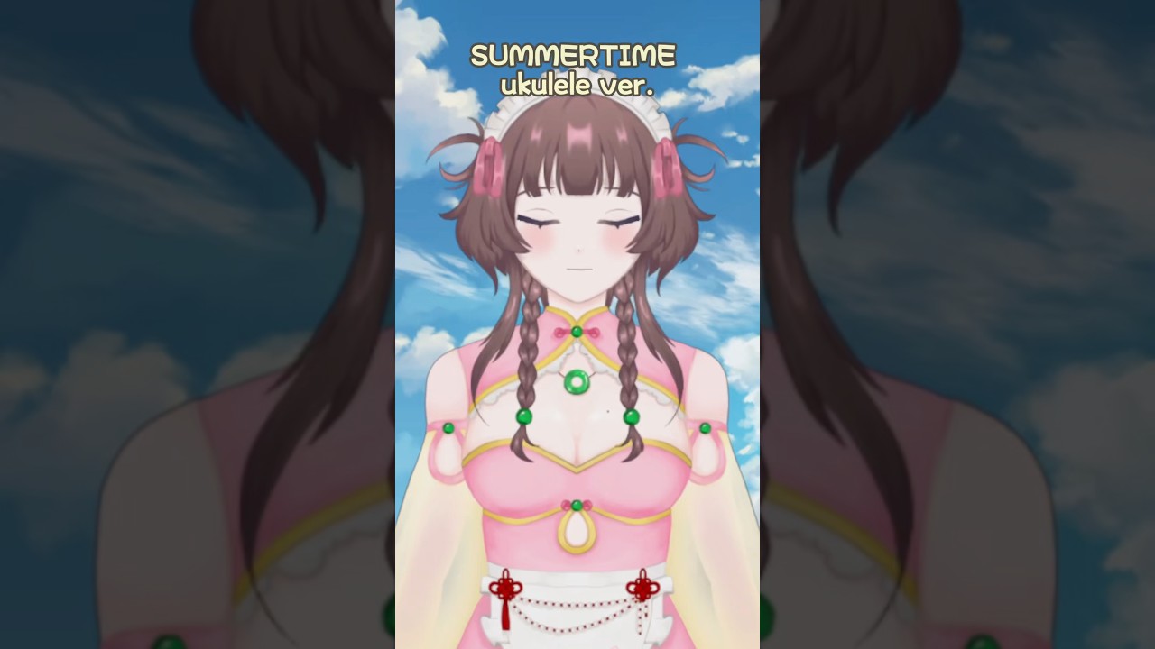 Summertime (ukulele ver.) #shiromomochisa #vtuber #白桃チサ #新人vtuber #utahimechisa #cover #summertime | MYViki