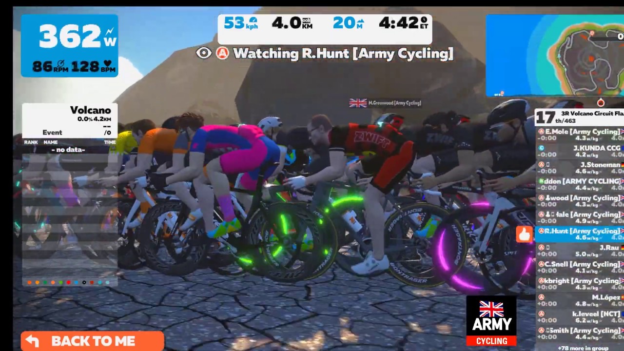 Army Cycling x Zwift: Army e-League Round 2