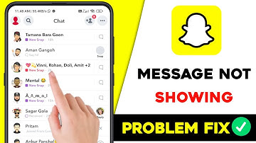 Snapchat Messages Not Showing problem Fix | snapchat messages not receving or coming problem solve