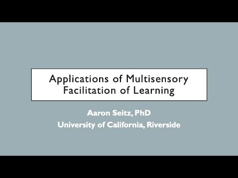 Applications of Multisensory Facilitation of Learning recording thumbnail