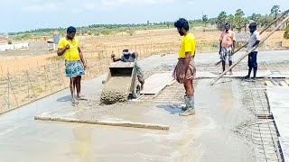 Roof slab concrete working process | Roof construction | Sree Hari Constructions