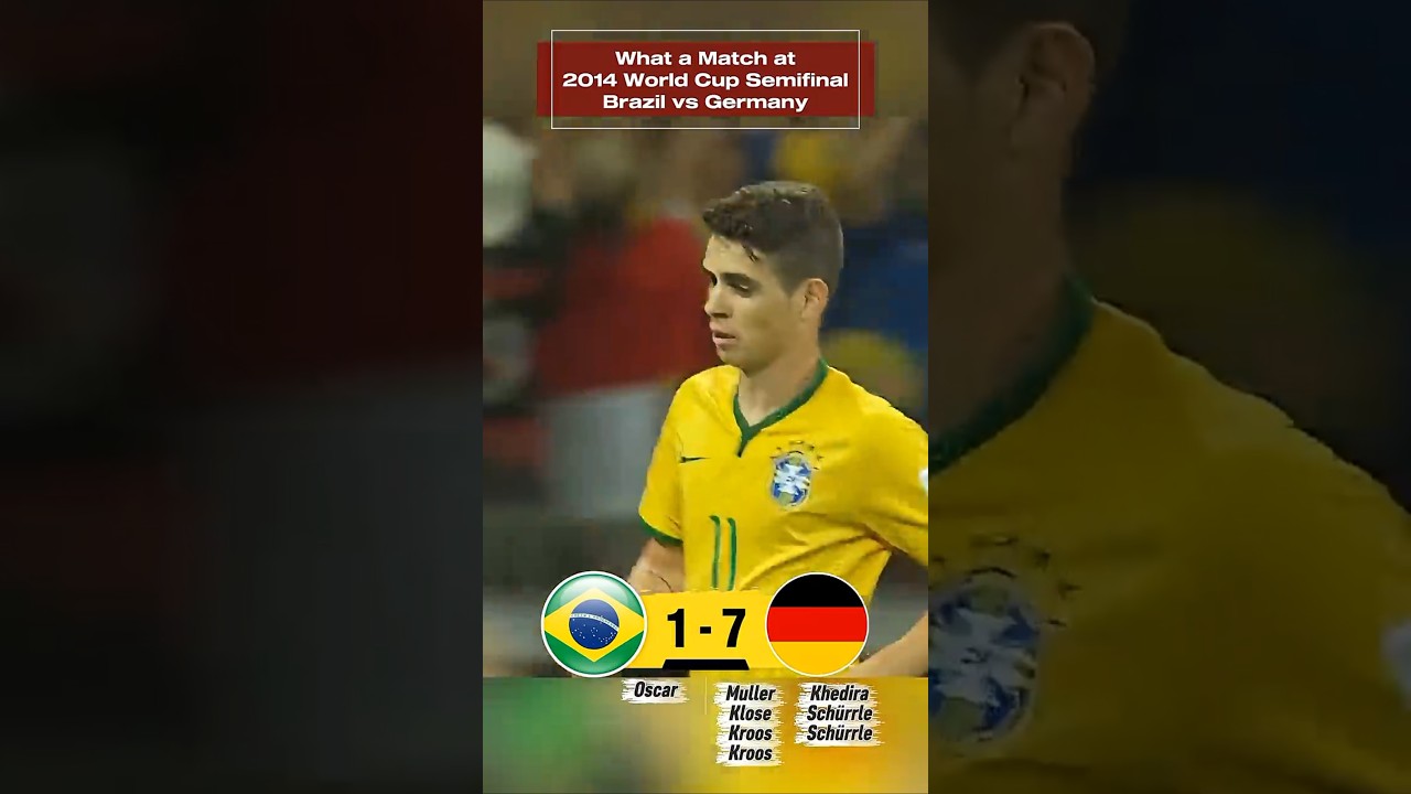 Germany Scored 5 Goals in 29 Minutes "Mineirazo" The Most Shocking World Cup Match Ever