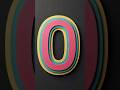 0 to 9 Colourful Countup Timer with Voice | Fun Learning Numbers #shorts