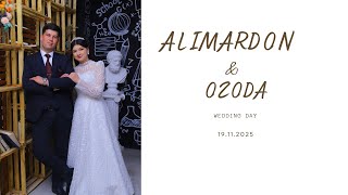 Alimardon Ozoda Wedding Day Madat Ota Toyxonasi 19.11.2025 Live Sarvar Studio
