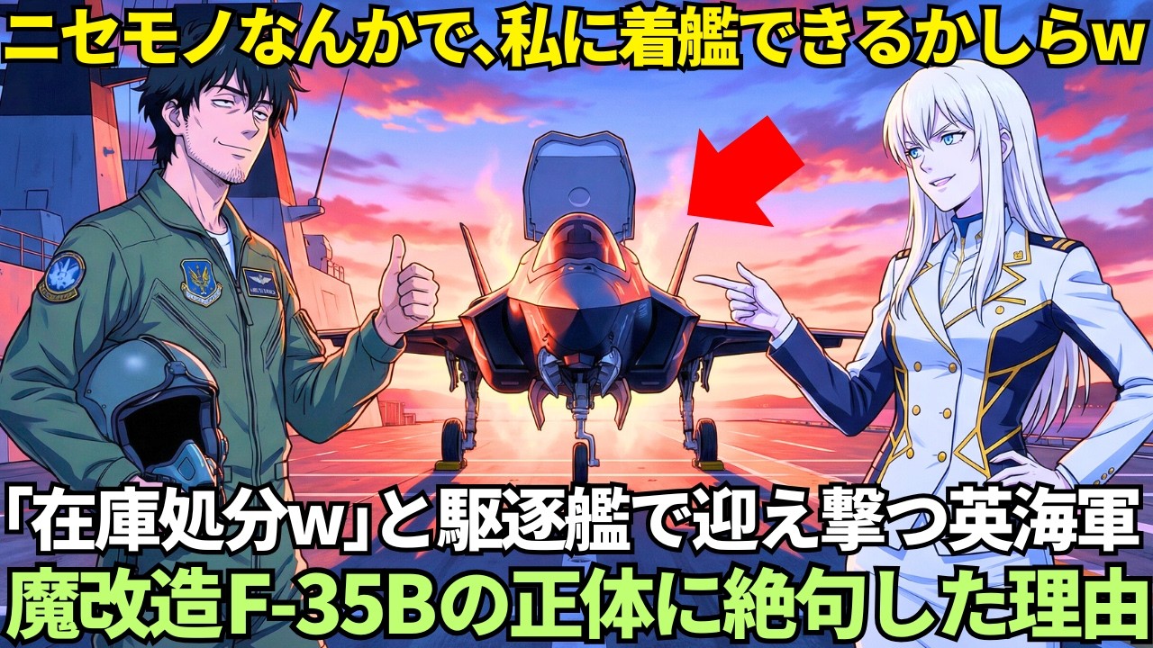 「この防空網をくぐり抜けられるかしらw」英国の最新鋭駆逐艦、日本のF-35Bに“真上”を取られ驚愕…甲板を焼かれた高慢艦長が涙目で…【海外の反応】