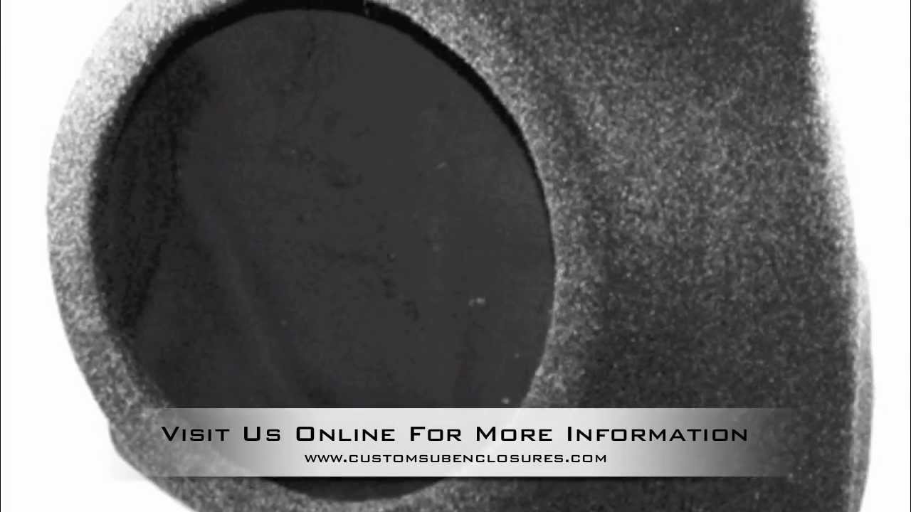 2010 - 2012 Ford Fusion Custom Fiberglass Subwoofer Enclosure Custom Speaker Box - YouTube