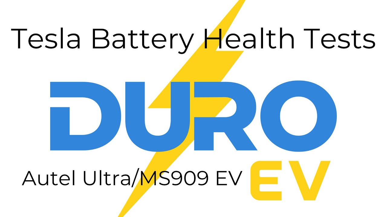 Tesla Battery Health Test w/ Autel