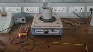 Temperature Coefficient of Resistance of Thermistor