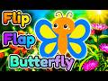 ✨ Flip Flap Butterfly 🦋 | Fun Kids Song &amp; Dance | Kidz Sprout World ✨