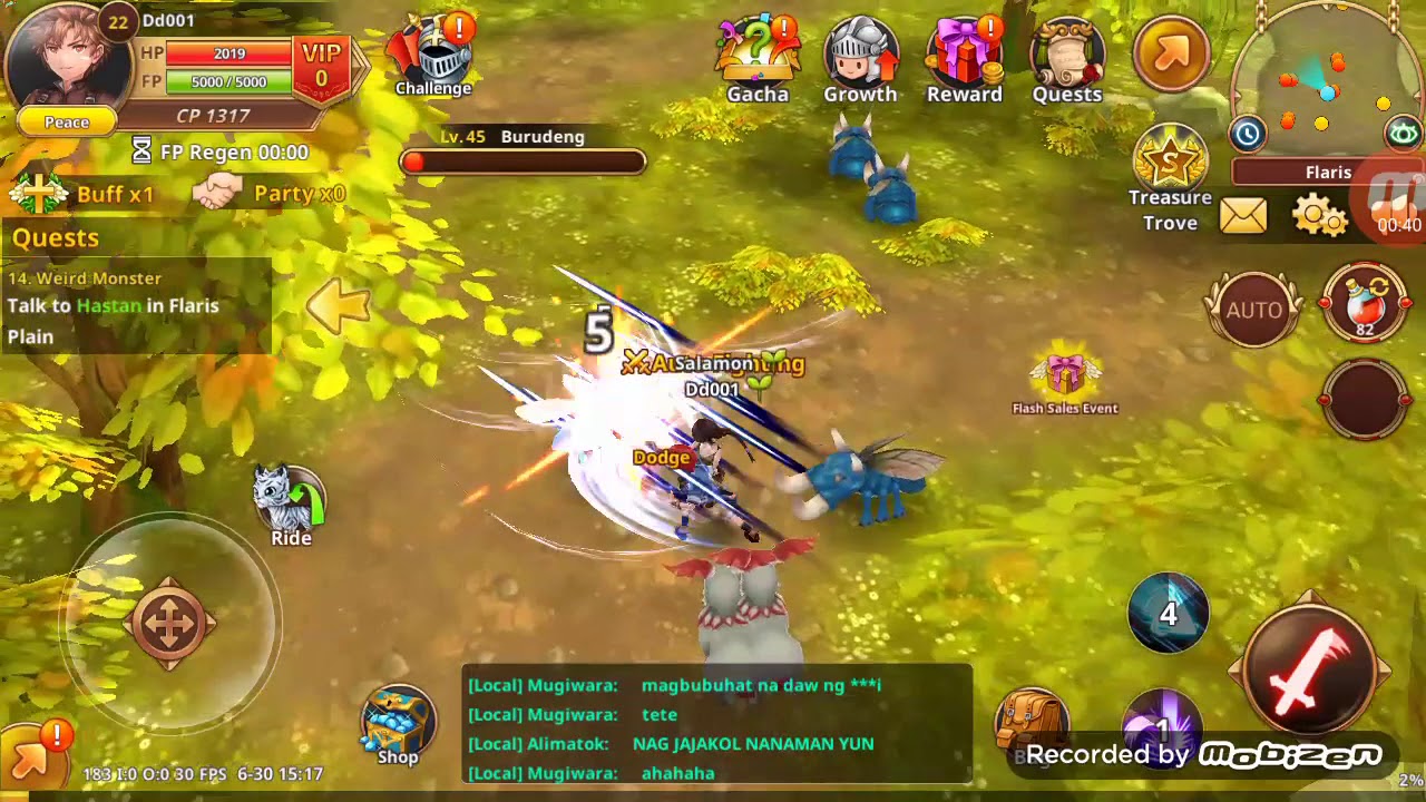 Flyff Legacy - Anime MMORPG Defeat Burudeng