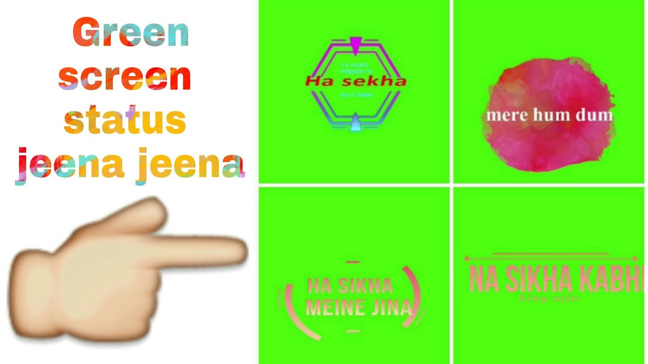 Croma key Whatsapp status song project || green screen status || kingAjju status