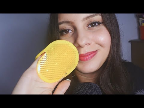 ASMR Formigantemente Satisfatório 😴| arranhando sua visão! (scratching and brushing)