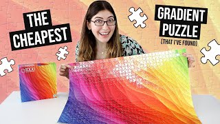 The Cheapest Gradient Puzzle I've Found | Buffalo Games Color Challenge Puzzle Review