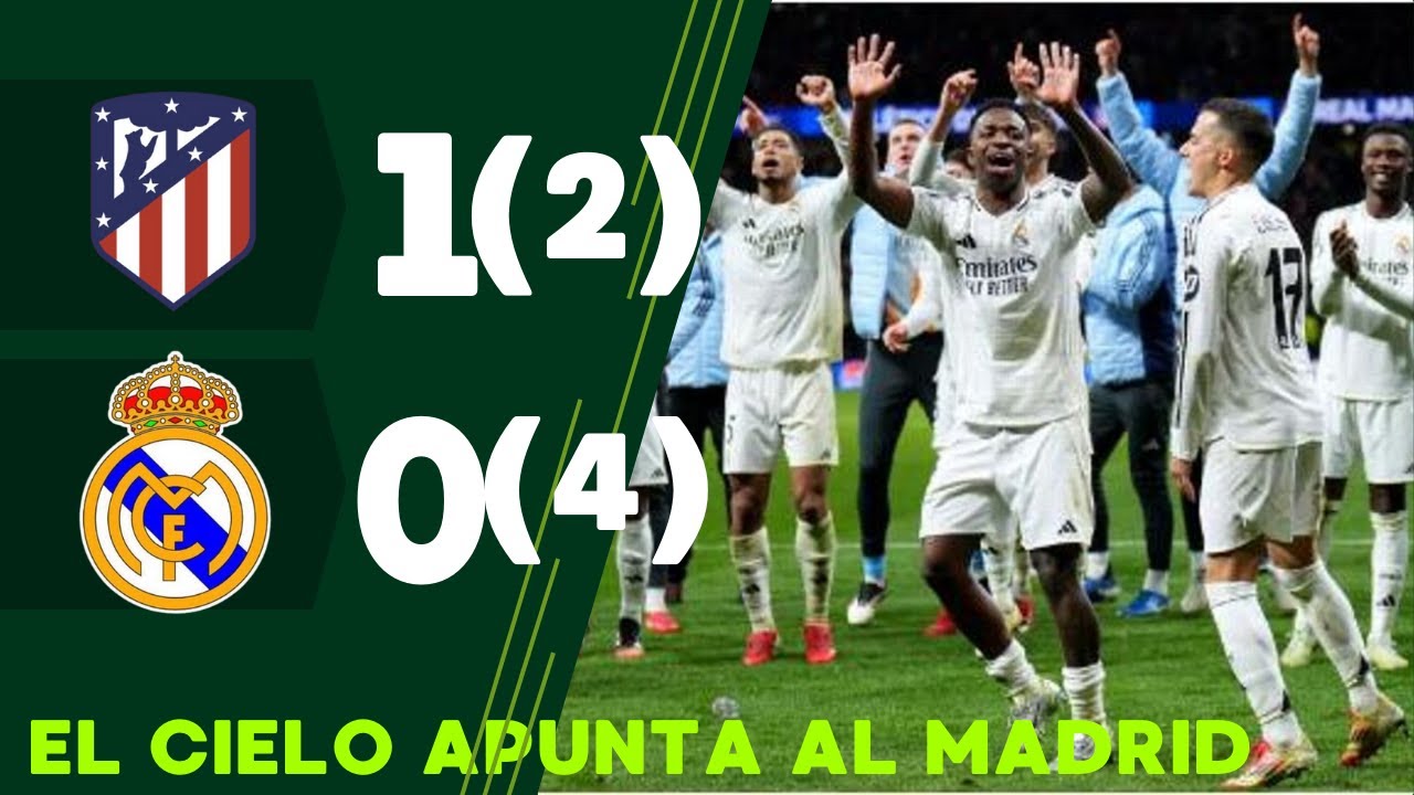 🔥 REAL MADRID ELIMINA AL ATLÉTICO EN UNA POLÉMICA TANDA DE PENALES 😱⚽ ...