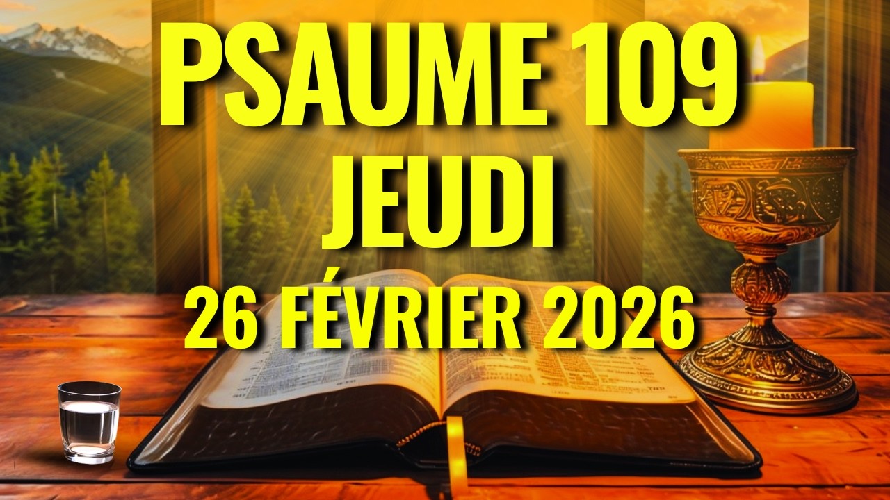 PRIÈRE DU MATIN – Jeudi 26 Février 2026 – Psaume 109 Pour Délivrance, Protection et Victoire Divine