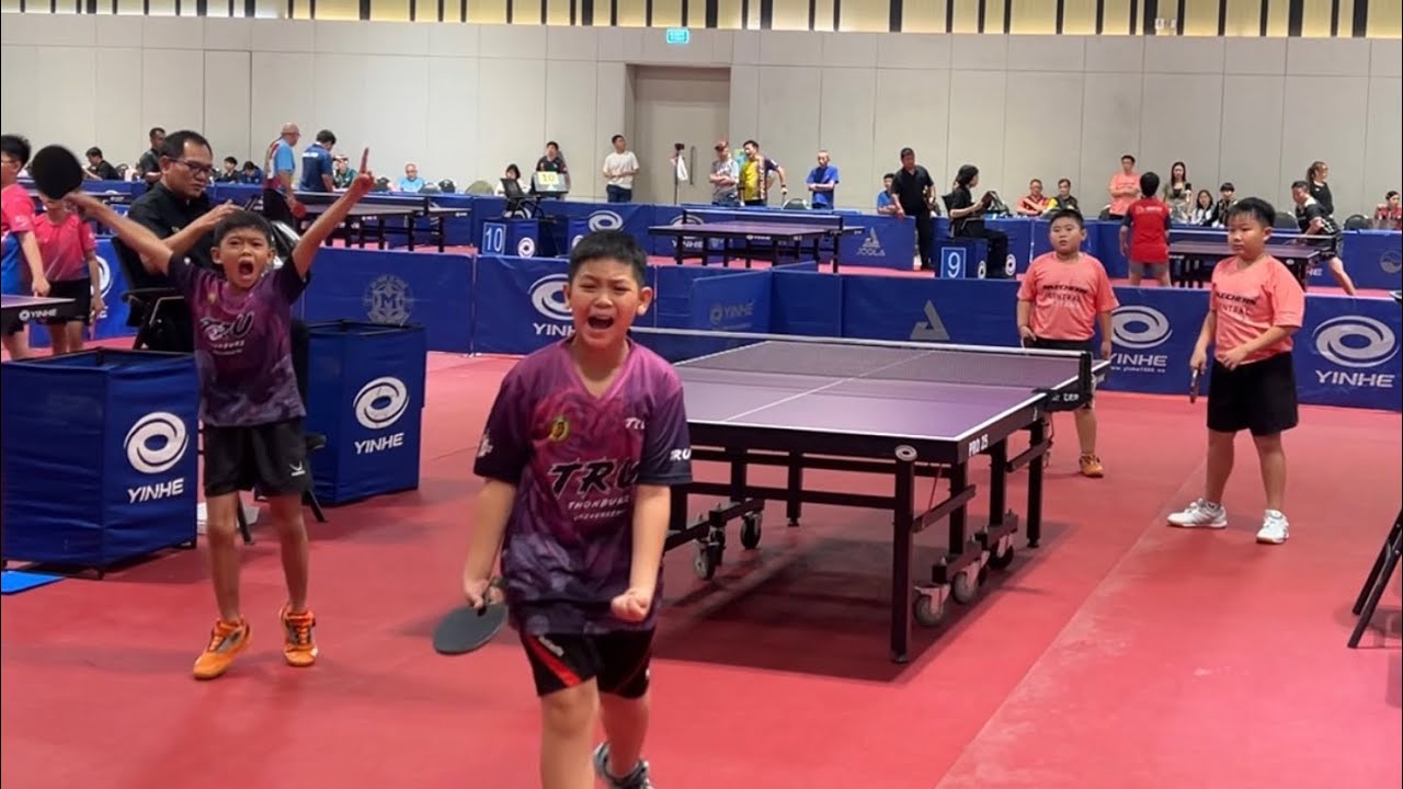 พงษพัทย์:ภาคิน ม.ธนบุรี ชายคู่รุ่น 11 ปีชาย รอบรองชนะเลิศ รายการ Hopes&KidsTableTennis 2026 จันทบุรี