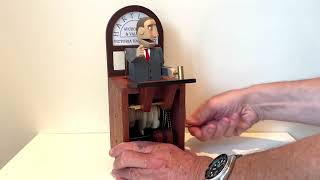 the AUCTIONEER - Wooden Automaton by BANOFALK of OTLEY