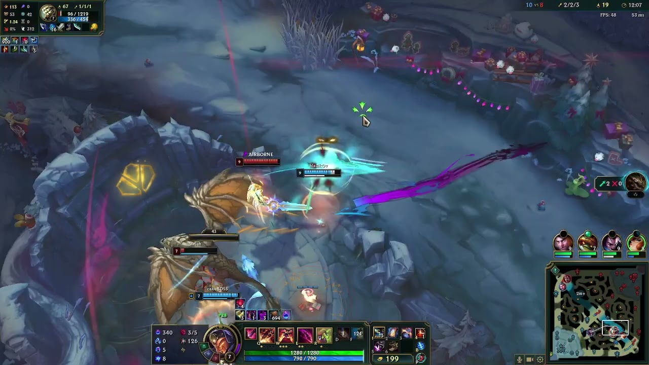 [kda 6/6/13] ap shaco vs brand support ranked patch 25.24