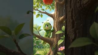 🐛🍎 The Little Caterpillar NEVER GAVE UP! | Kids Moral Story | You Can Do This! 💪