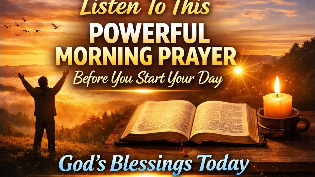 Listen To This SHORT Powerful Morning Prayer Before You Start Your Day ...