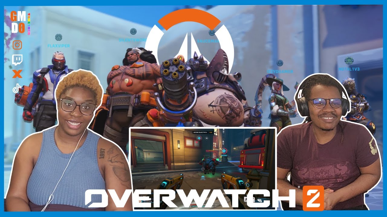 Overwatch 2 | My GF Tries Overwatch for The First Time! - GMDO Together