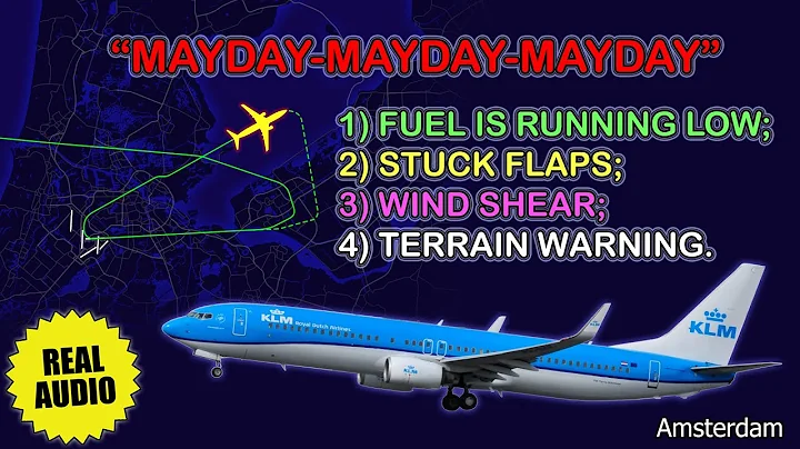 Minimum fuel, MAYDAY, stuck flaps. KLM Boeing 737 has problems over Amsterdam Airport. Real ATC - DayDayNews