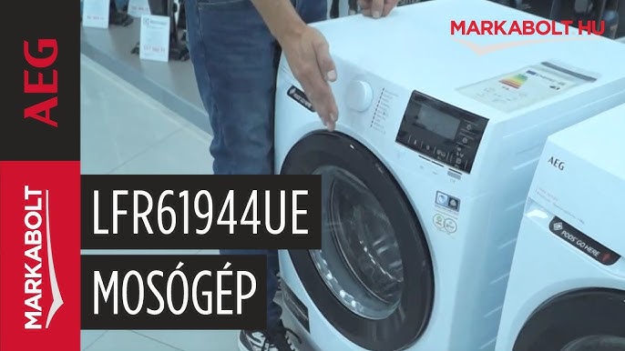 AEG L6FNG48S elöltöltős mosógép – Márkabolt.hu - YouTube