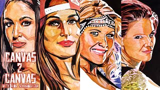 The Bella Twins, Beth Phoenix and Lita — The Select Series: WWE Canvas 2 Canvas screenshot 3