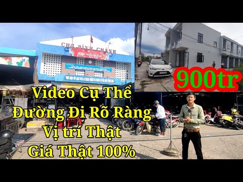 Video bán nhà gần chợ bình chánh giá rẻ \900tr đường xe hơi... - youtube