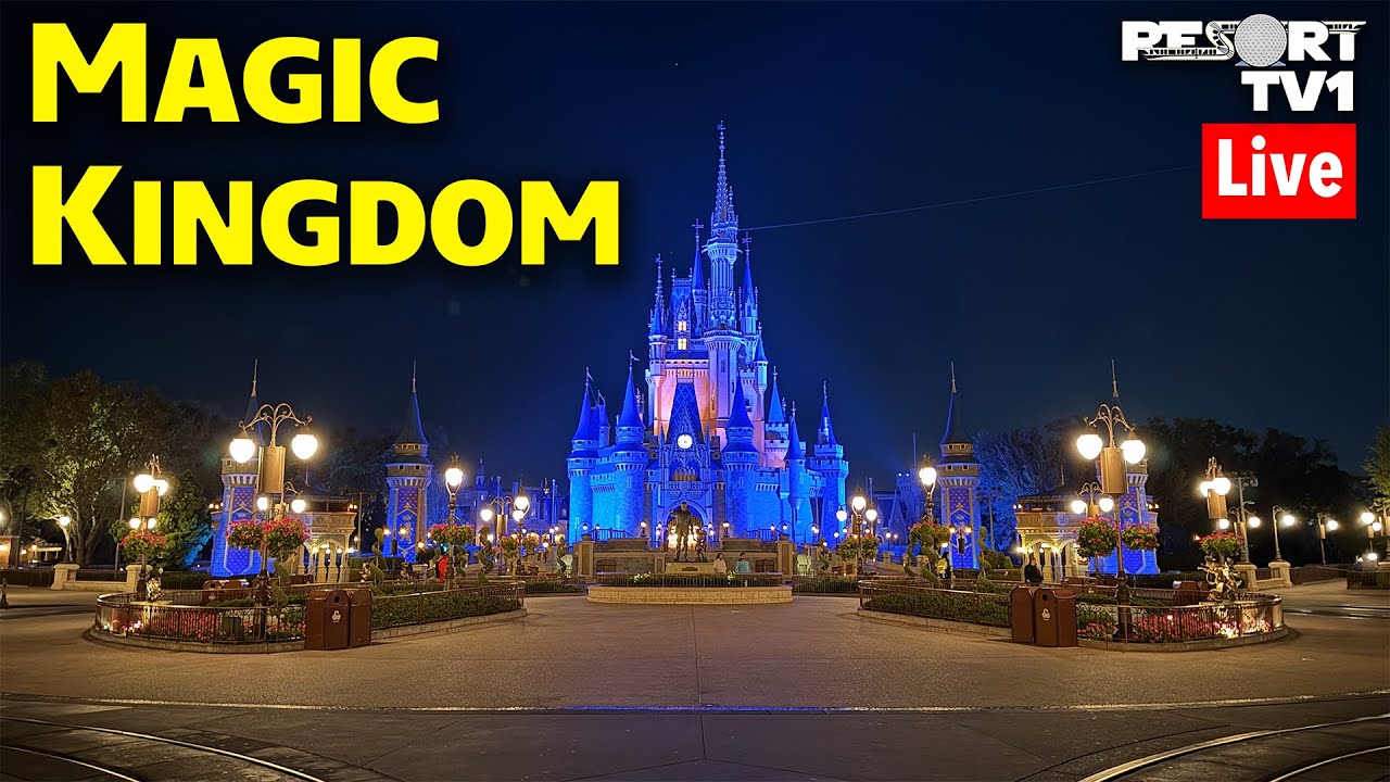 🔴Live: Saturday Night at Magic Kingdom - A Relaxing Evening - Walt Disney World Live Stream