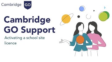 Activating a school site licence