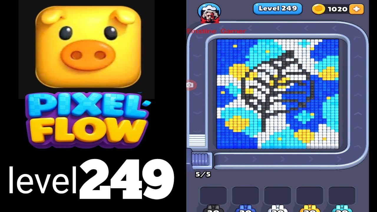 Pixel Flow level 249 Walkthrough Solution - YouTube