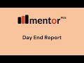 Day End Reports in Mentor POS Restaurant Management Software. complete Day end report on email.