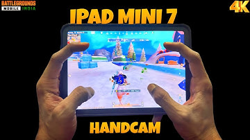 IPAD MINI 7 PUBG HANDCAM 🔥PUBG TEST ♥️ HDR + EXTREME 🔥 4 FINGERS CLAW+ FULL GYRO ♥️ BEST SENSITIVITY