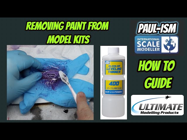 Removing Paint From Model Kits 