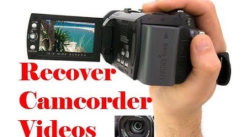 How to Recover HD Video from Sony/Canon Camcorder Memory