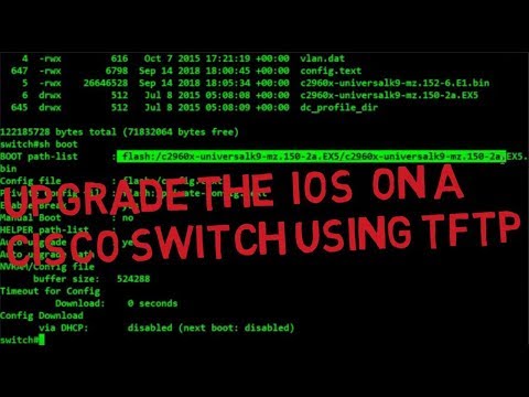How To Update IOS on Cisco Switch Part1 || Setup A TFTP Server/Back ...