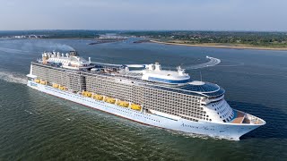 Anthem of the seas Southampton Departure 10.05.2024 4k 30FPS UHD mavic 3 pro