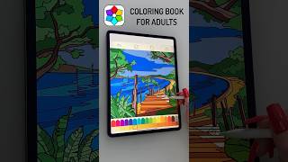 Coloring Book For Adults LANDSCAPE #adultcoloring #coloringbook #art #drawing #new