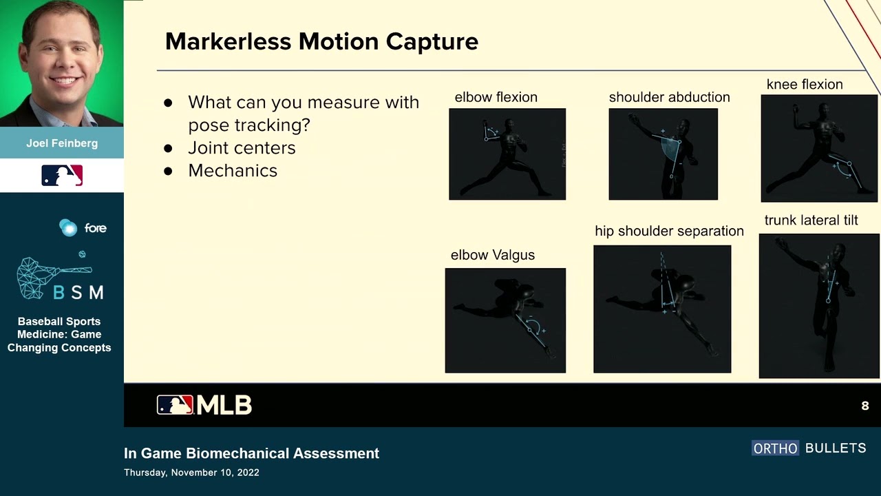 MLB In-Game Biomechanical Assessment - BSM2022