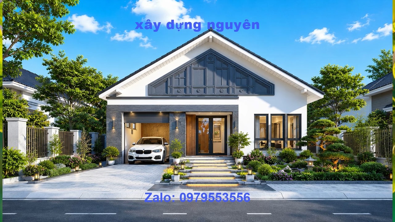 Mẫu nhà Cấp 4 Mái Thái Diện Tích 10x12m Thiết Kế 3 Phòng Ngủ #nhacap4 #maithai